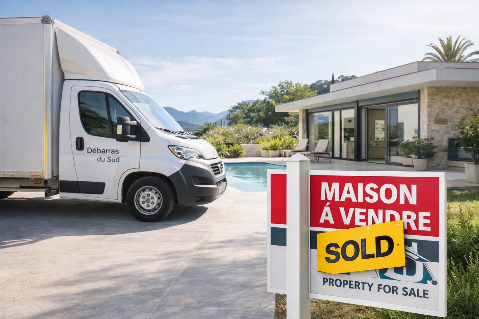 Débarras maison avant vente immobilière Var Alpes-Maritimes